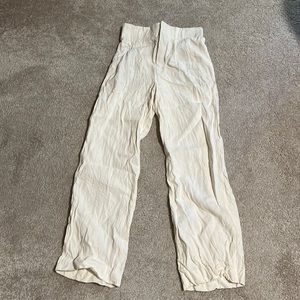 Zara high waisted linen pants